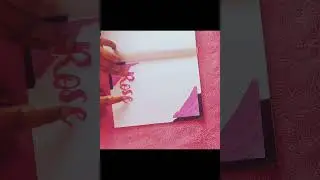 Rose journal book making 🥀🥀🥀