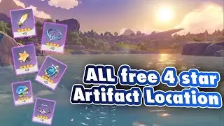 All Free 4 Star Artifact Location at Mondstadt