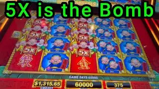 Wu-Da-Jiang - King Stacks - Got some nice Progressives and an Awesome Line Hit!  FreePlay Action!