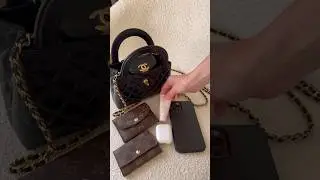 what fits in the new chanel kelly bag #chanelnano #chanelkelly #chanel23k #wimb