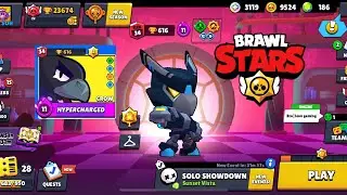 NIGHT MECHA CROW GAMEPLAY🔥| Brawl Stars