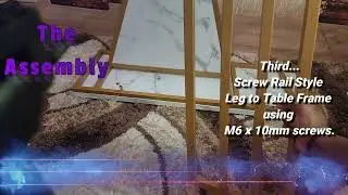 Tribesigns 41 Inch Console Table Assembly