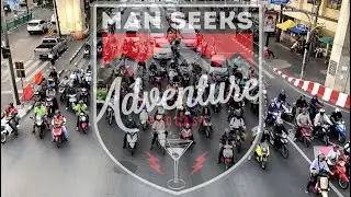 Man Seeks Adventure's ROARING REPORTER Cruising The Streets of Bangkok, Thailand with Lewis Hamilton