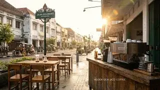 Morning Coffee Shop Jazz ☀️ Cozy Street Caf&eacute; Ambience to Start Your Day