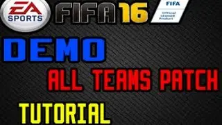 Fifa 16 all team patch tutorial!