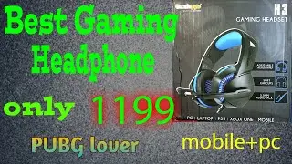 CosmicByte H3 Gaming Headphone Unboxing&Review|Best Wired Headphone Under 1199 |Best for Pubg.
