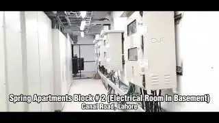 SPRING ARARTMENT BLOCK 2 ELECTRICAL ROOM IN BASEMENT CANAL ROAD LAHORE