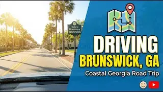Driving around Brunswick, Georgia