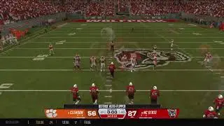 #9 Clemson (Jeff) vs #14 NC State ncaa football season 5