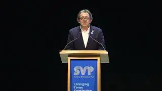 SVP International President, Juan Manuel Buergo Gomez, addresses the 180th Anniversary.