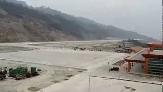 First Aircraft landed on the soil of Sikkim at pakyong Airport