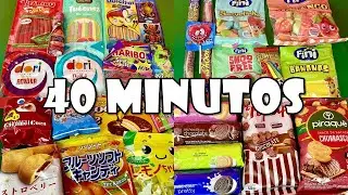 40 MINUTOS Experimentando Finis, Bala De Formiga e Caranguejo, Doces Importados e Biscoito Nacional