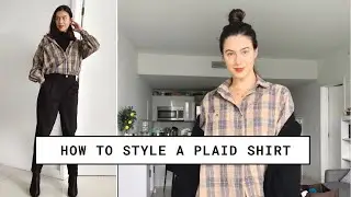 5 Outfits, 1 Plaid Shirt | How To Style A Plaid Shirt For Fall