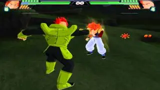 SSJ4 Gogeta vs Android 16
