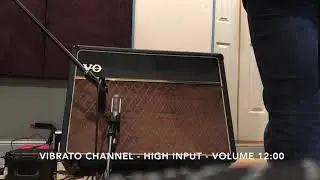 1963 Vox AC-10 Tone Test