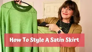 How To Style A Satin Skirt