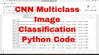 Convolutional Neural Network CNN Basic Python Code / CNN Multiclass Image Classification Python