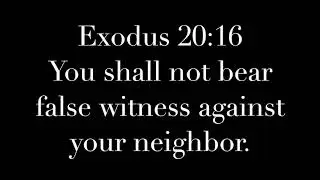Exodus 20:16