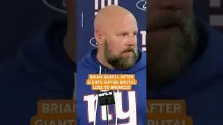 Brian Daboll after devastating loss to Broncos #nfl #newyorkgiants #denverbroncos #shorts