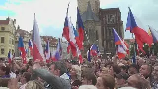 Пражане снова протестуют против роста цен на энергоносители