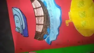 School project # land,water and air transport 🚴&zwj;♂️🚙🚚🛶✈️🪂🚀#viral #idea #
