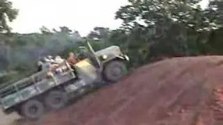M35 Deuce and a half - Hill Climbing - Sparks Oklahoma