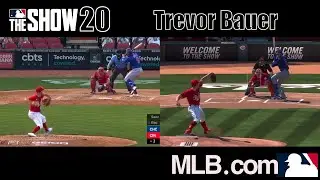 ⚾️ Trevor Bauer - MLB the Show 20 vs Real Game Pitching Motion