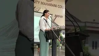 pari mam in maharani college jaipur #paribishnoimam #maharanicollege #iasofficer