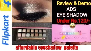 *NEW* ADS eyeshadow palette review and demo.Best affordable eyeshadow?/ Glamupwithmadhu.