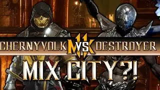 Mortal Kombat 11: Destroyer vs ChernyVolkFGC (SCORPION CAN MIX!)