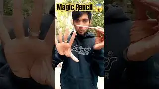 Cool Pencil Magic Trick Tutorial 😱 #magic #pencilmagic #tricks #viral