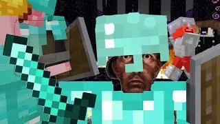 Fighting in arena in abuse infinity city but with random equipment 