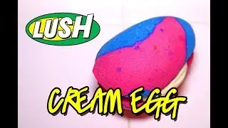 LUSH - CREAM EGG Bubbleroon Blue Marbled 🐰 Коллекция EASTER 2018 - ДЕМОНСТРАЦИЯ и обзор