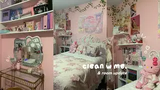 clean with me + updated room tour! 🩷💫