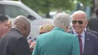 President Joe Biden, Jill Biden arrive in Chicago for DNC