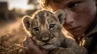 Baby Lion Collapsed On The Road Until A Boy Helped Him And What Happened Next Shocked Everyone