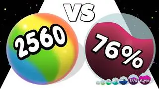 LIQUID BALL RUN /vs BALL MASTER 2048 ∞ ASMR Gameplay Android iOS • Ball Run 3D NumberMerge Math Game