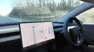 FSD drives to supercharger in Bruges, Belgium