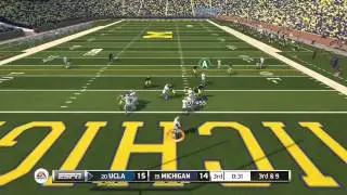 NCAA 14 Online Ranked Gameplay- (Michigan vs UCLA)