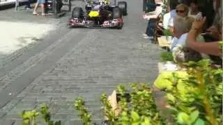 Formula one racer in Nyhavn