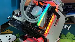 GEEEK Rhino S Mini ITX Open Air Frame Case - Unboxing plus Assembly #gaming #trending #trend #pc