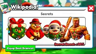 Unlocking ALL NEW SECRETS FESTIVE EVENT in Brainrot Evolution! (Roblox)