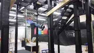 HDHELLION 1st time on the flying bars @ Nola Muscle Park