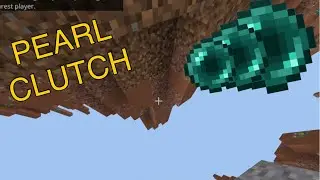The GREATEST Minecraft PEARL CLUTCHES (Hive Skywars) #shorts