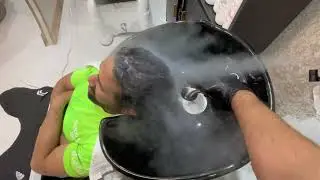 Hair spa Steam Treatment ASMR: How to Do Pro Steam Shampoo