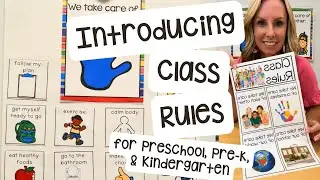 Introducing Class Rules with Preschool, Pre-K, and Kindergarten