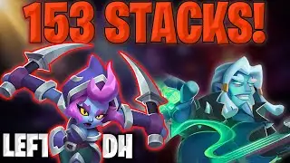 153 Stacks Demon Hunter INSANE Damage! Left-Side DH Dominates | Rush Royale
