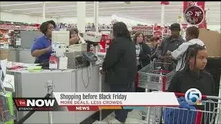 Shopping before Black Friday