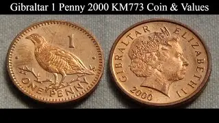 Gibraltar 1 Penny - 2000 KM773 Coin & Values