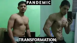 QUARANTINE EPIC BODY TRANSFORMATION - HOME WORKOUT - LOCKDOWN TRANSFORMATION #transformation